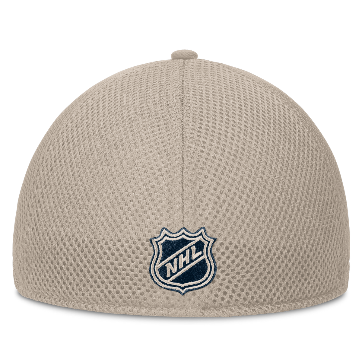 Montreal Canadiens NHL Fanatics Branded Men Beige Authentic Pro Road Stretch Meshback Hat product image 2, provided for