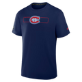 Montreal Canadiens NHL Fanatics Branded Men Navy 2026 Authentic Pro Primary T-Shirt product image 1, provided for visual