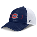 Montreal Canadiens NHL Fanatics Branded Men Navy Authentic Pro Rink Boxed Logo Trucker Snapback product image 1, provided