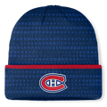 Montreal Canadiens NHL Fanatics Branded Men Navy Authentic Pro Rink Cuffed Knit Hat product image 1, provided for visual
