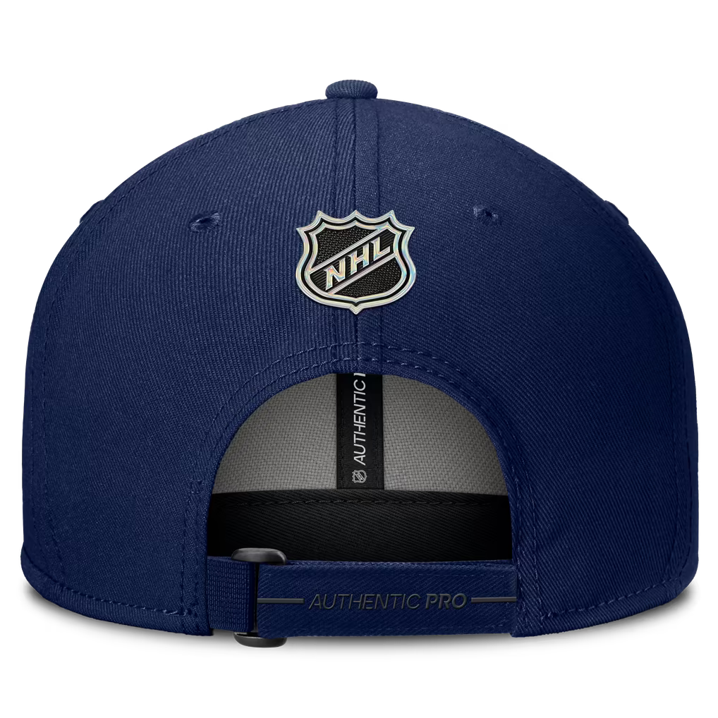 Montreal Canadiens NHL Fanatics Branded Men Navy Authentic Pro Train Adjustable Hat product image 2, provided for visual