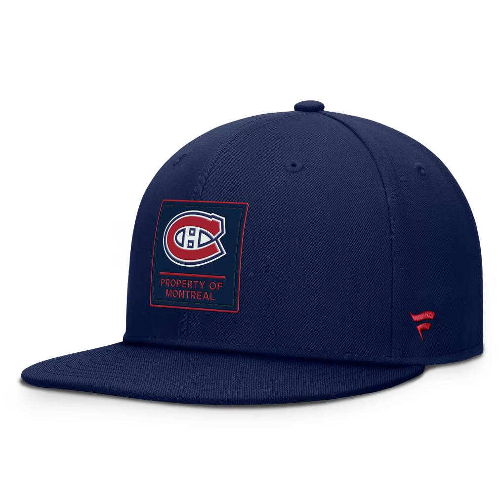 Montreal Canadiens NHL Fanatics Branded Men Navy Authentic Pro Train Adjustable Hat product image 1, provided for visual