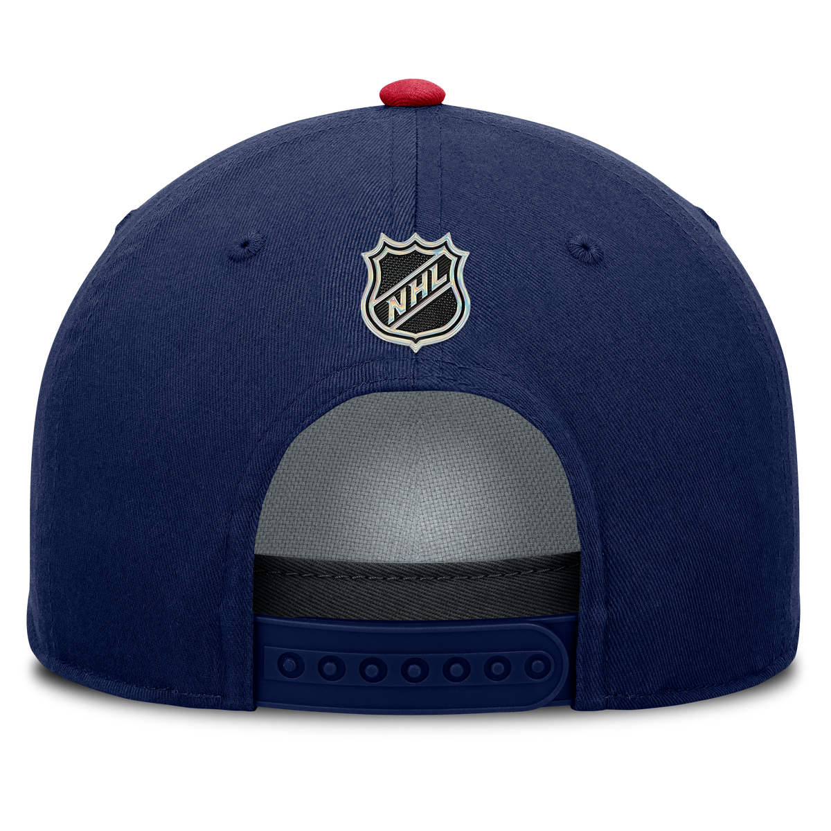 Montreal Canadiens NHL Fanatics Branded Men Navy/Red Authentic Pro Rink A-Frame Snapback product image 2, provided for