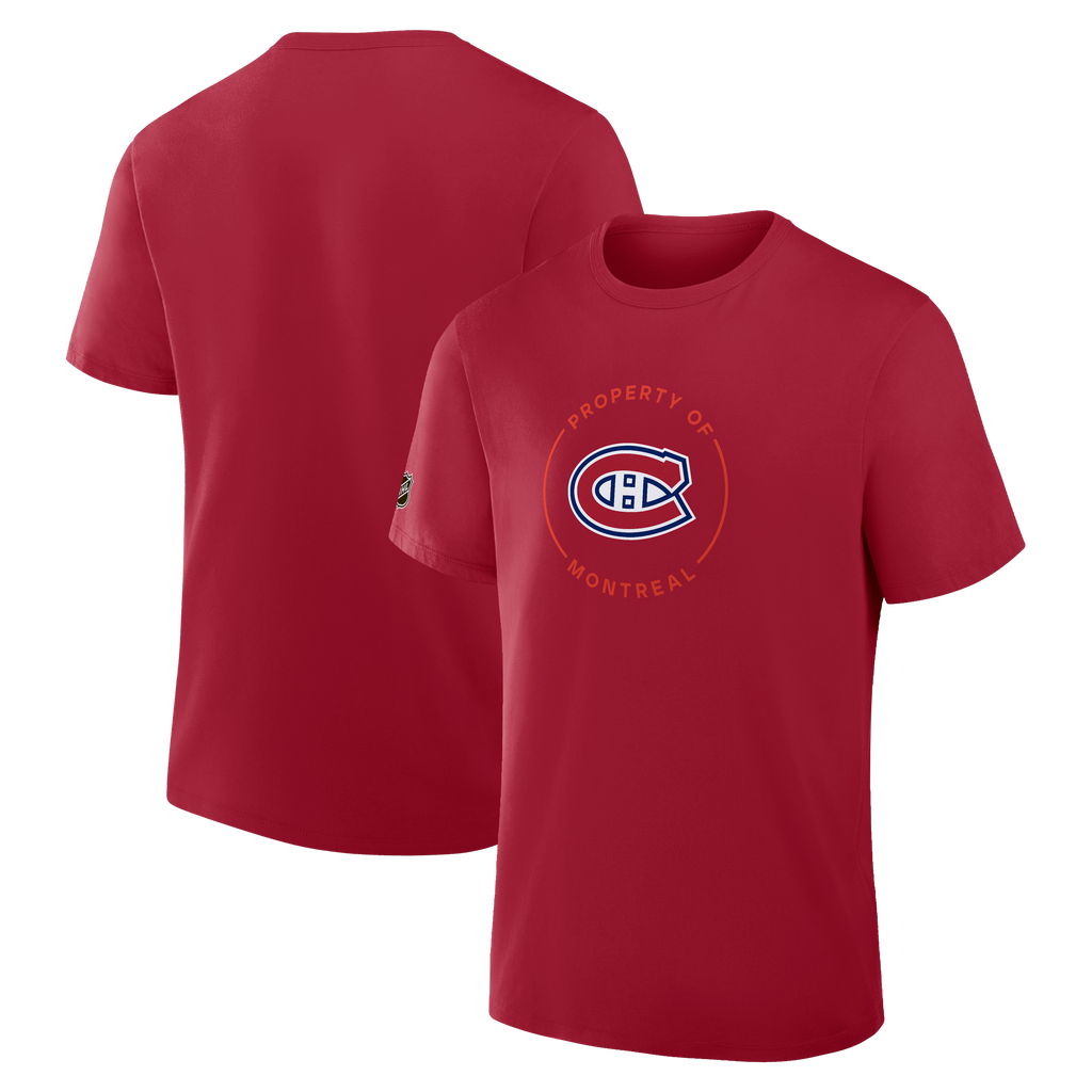Montreal Canadiens NHL Fanatics Branded Men Red 2026 Authentic Pro Practice Primary T-Shirt product image 3, provided for