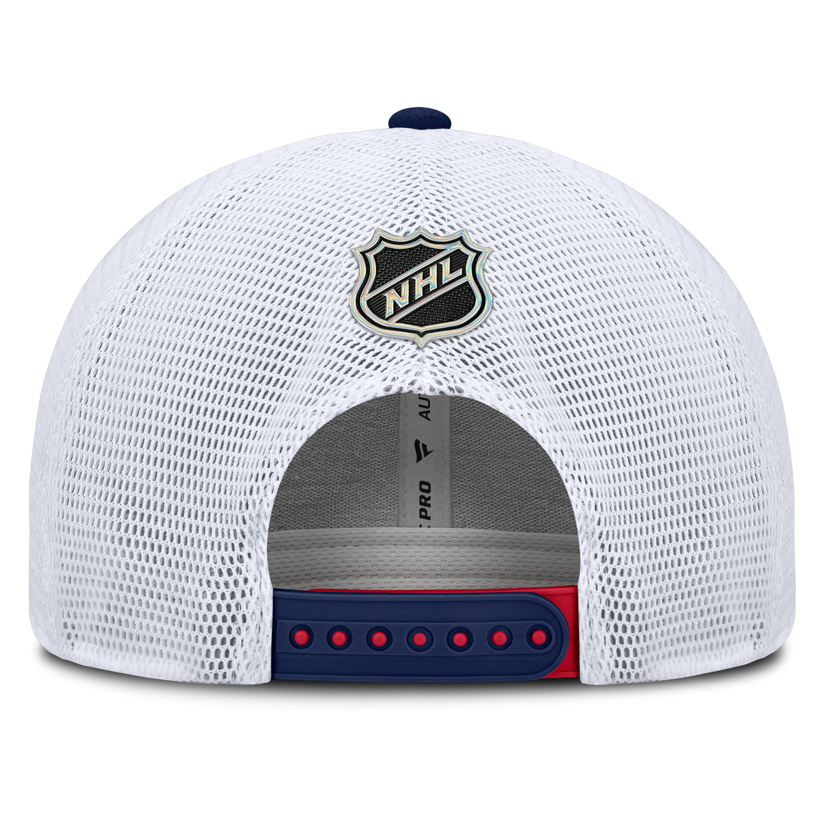 Montreal Canadiens NHL Fanatics Branded Men Red/White Authentic Pro Rink Trucker Snapback product image 2, provided for