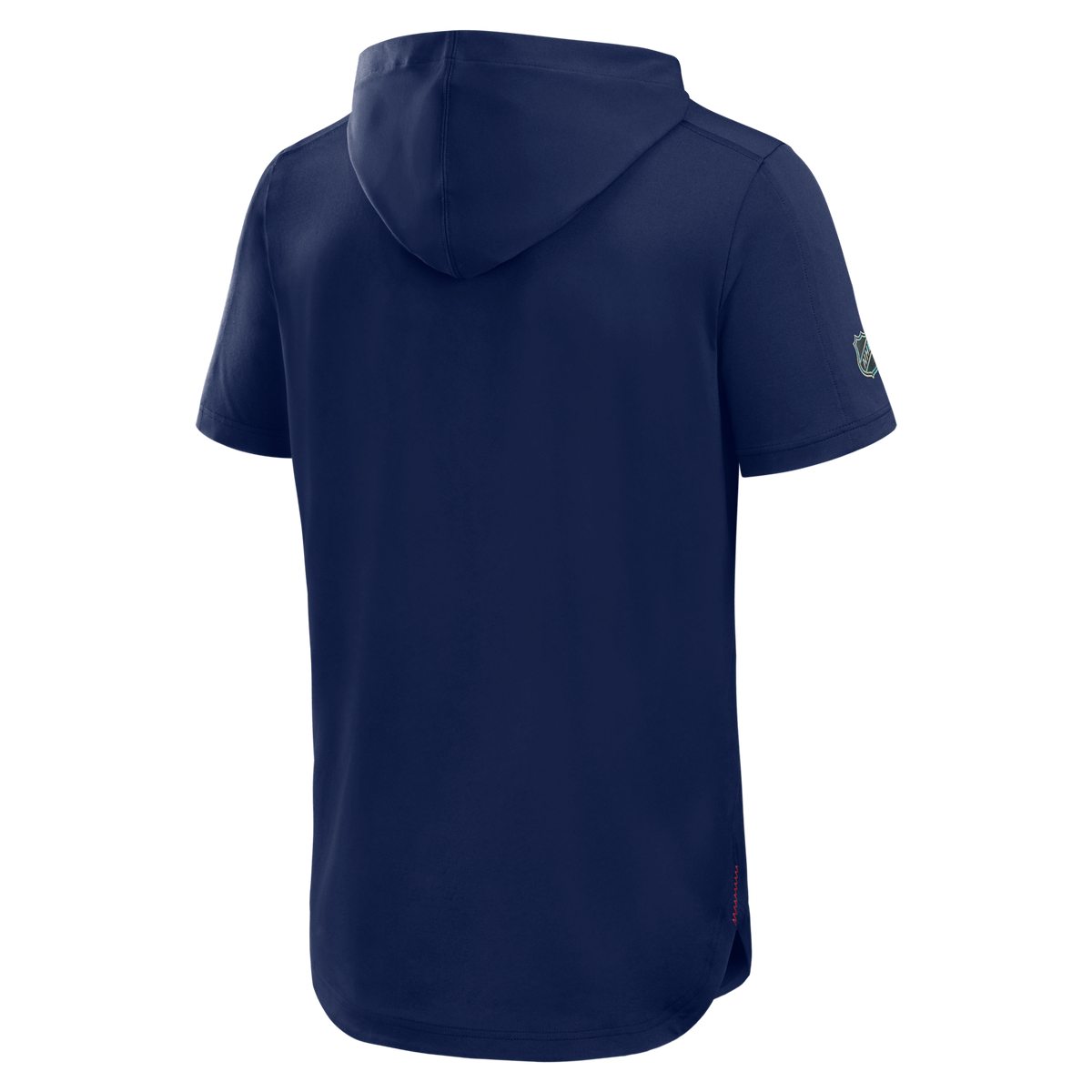 Montreal Canadiens NHL Fanatics Branded Men Navy Authentic Pro Rink Short Sleeve Hoodie product image 2, provided for visual