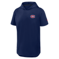 Montreal Canadiens NHL Fanatics Branded Men Navy Authentic Pro Rink Short Sleeve Hoodie product image 1, provided for visual