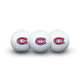 Montreal Canadiens NHL Golf Ball 3 Pack Set product image 1, provided for visual reference and product detail review