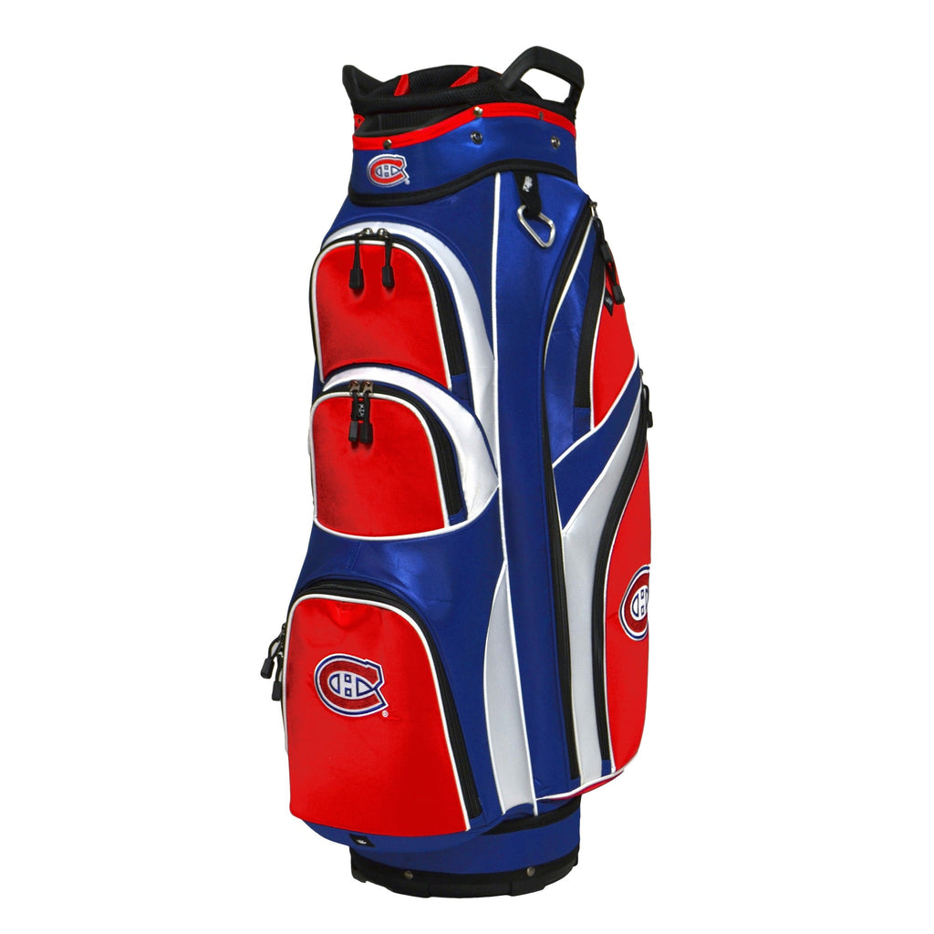 Montreal Canadiens NHL Navy/Red Golf Cart Bag product image 1, provided for visual reference and product detail review