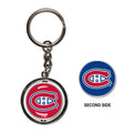 Montreal Canadiens NHL WinCraft Spinner Keychain product image 1, provided for visual reference and product detail review