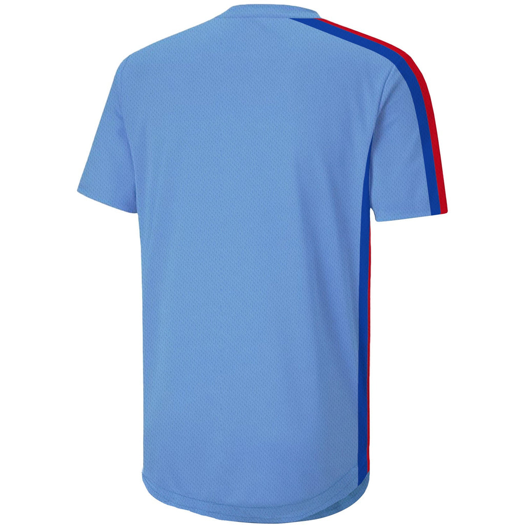Montreal Expos MLB Bulletin Men Light Blue Curveball T-Shirt product image 2, provided for visual reference and product