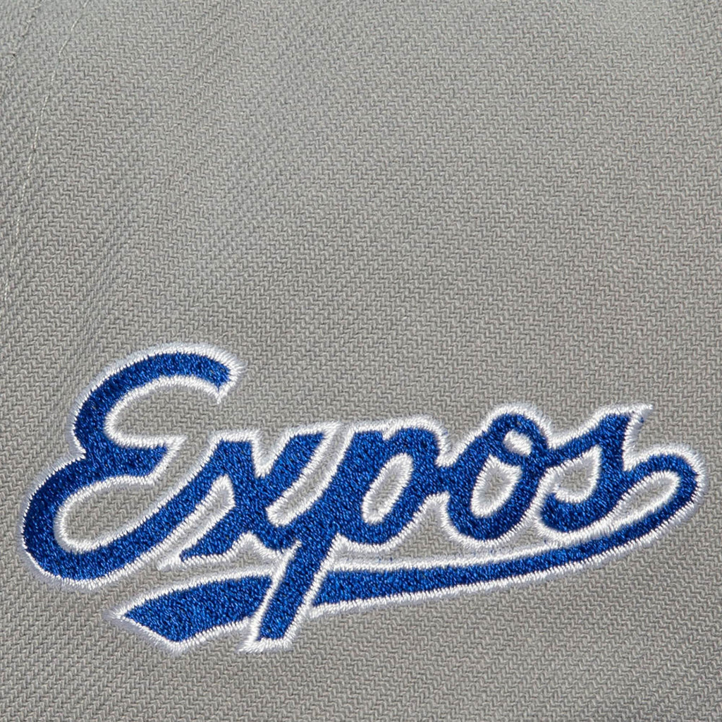 Montreal Expos MLB Mitchell & Ness Men Grey Cooperstown Snapback product image 3, provided for visual reference and product