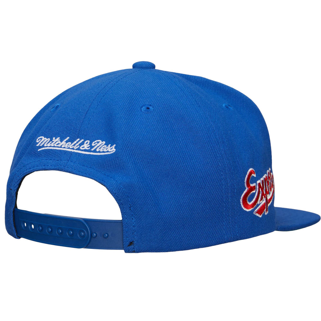 Montreal Expos MLB Mitchell & Ness Men Royal Blue Cooperstown Evergreen Snapback product image 2, provided for visual