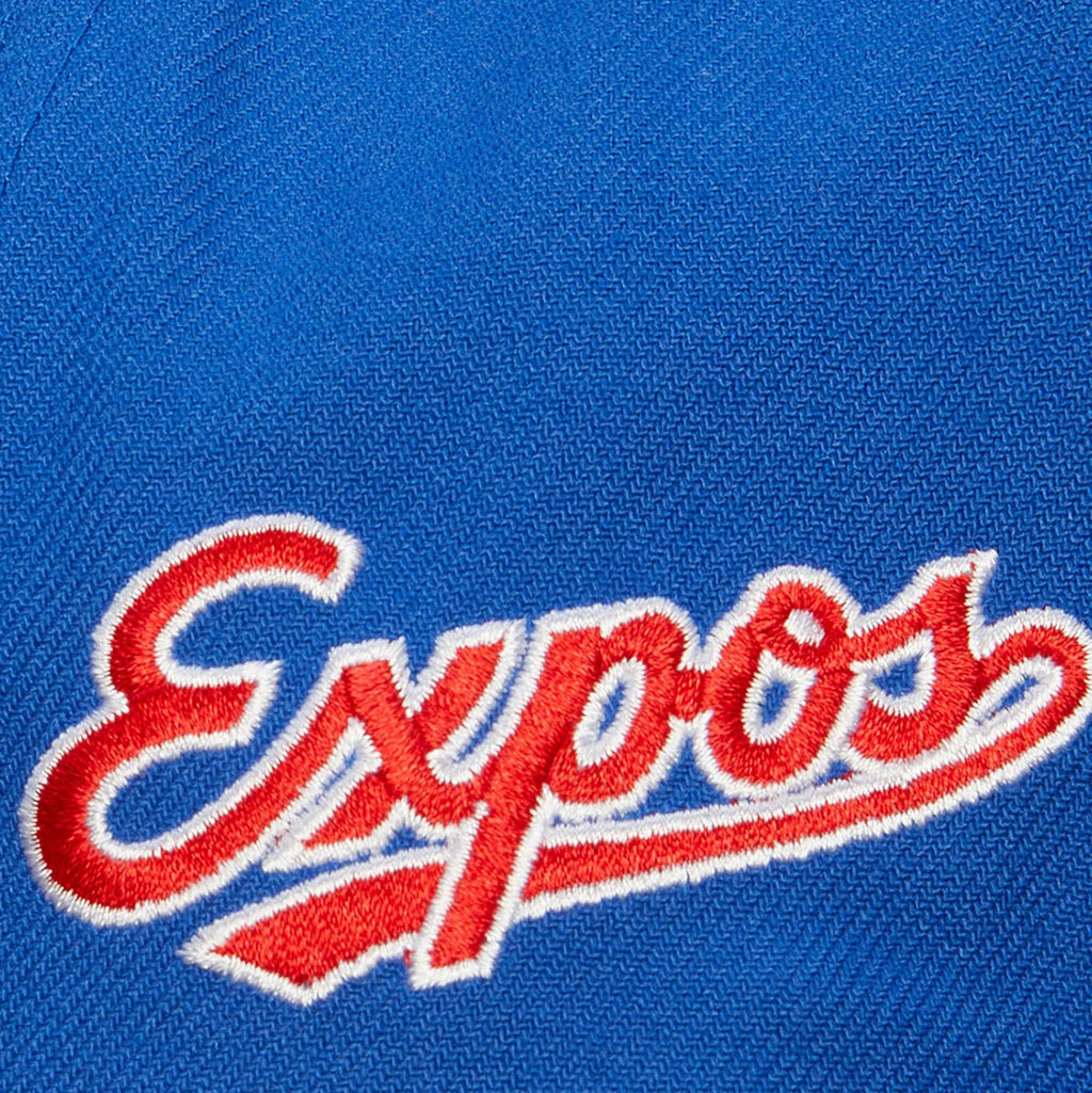 Montreal Expos MLB Mitchell & Ness Men Royal Blue Cooperstown Evergreen Snapback product image 3, provided for visual