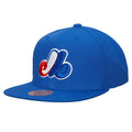 Montreal Expos MLB Mitchell & Ness Men Royal Blue Cooperstown Evergreen Snapback product image 1, provided for visual