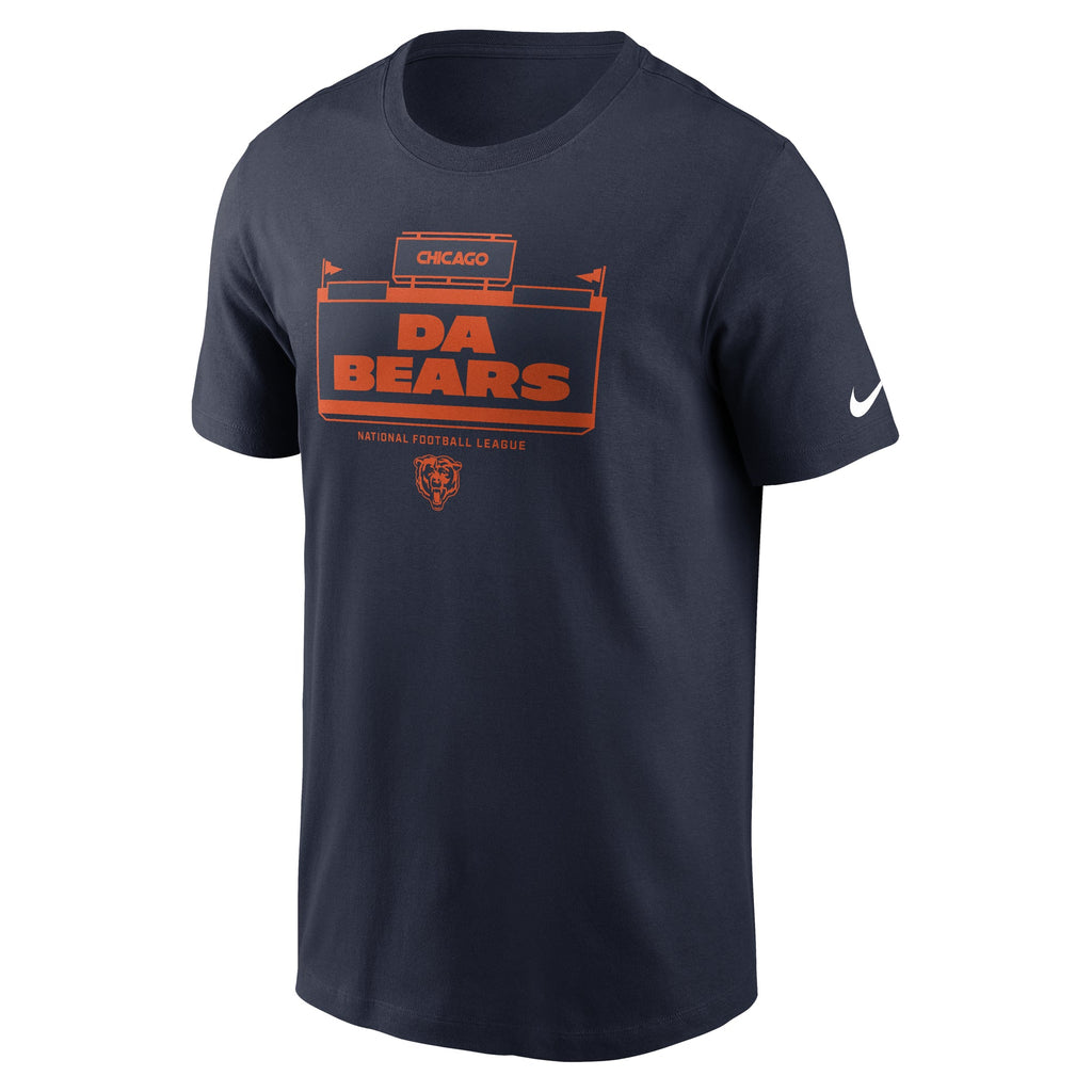 Chicago Bears Nike Men Navy Da Bears Soldier Field T-Shirt product image 2, provided for visual reference and product detail