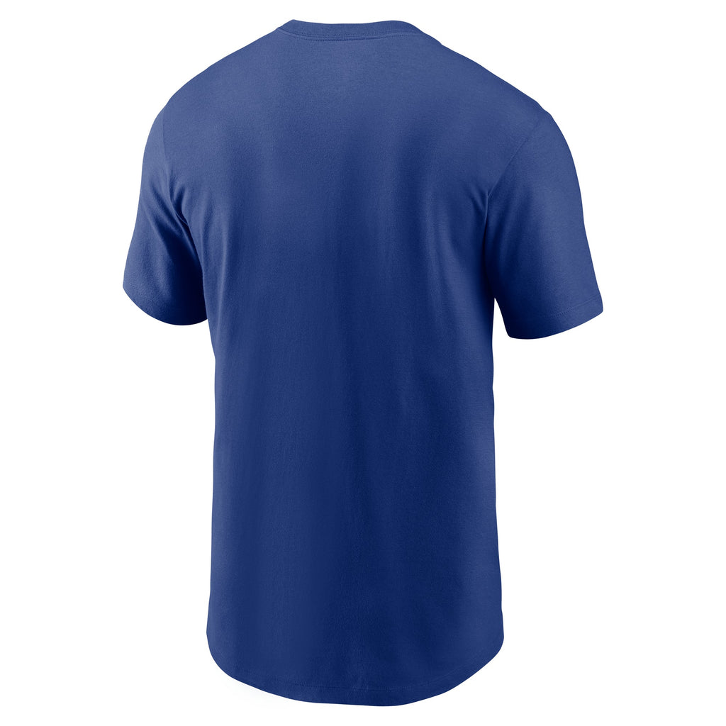 Chicago Cubs Nike Fuse Royal Left Chest Logo T-Shirt product image 2, provided for visual reference and product detail review