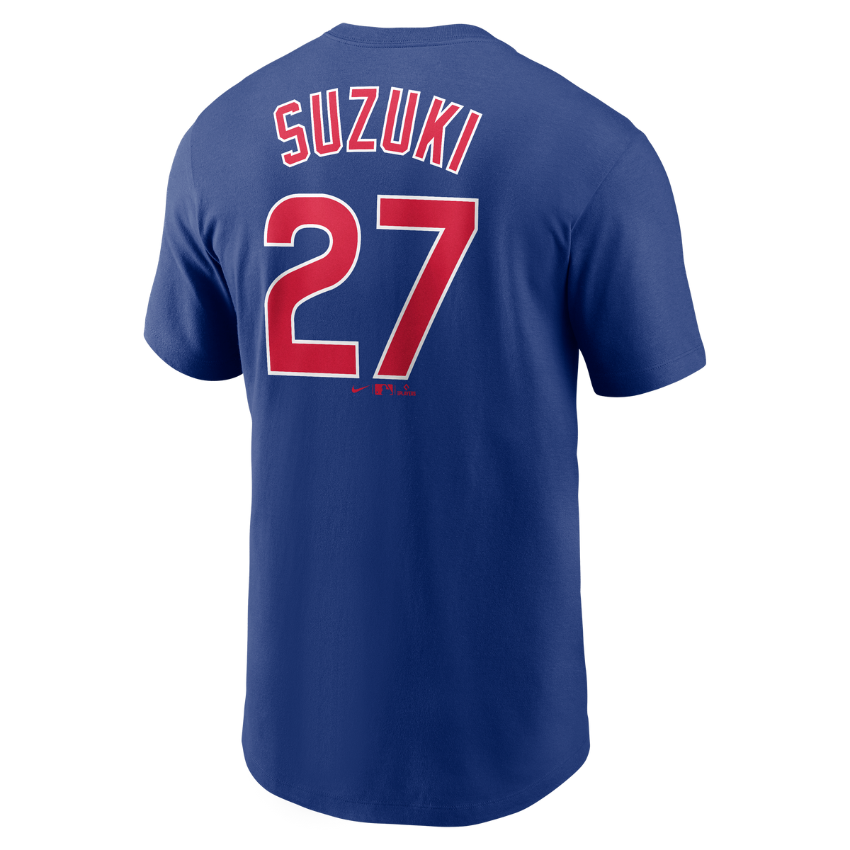 Seiya Suzuki Chicago Cubs Name and Number T-Shirt - Adult product image 2, provided for visual reference and product detail