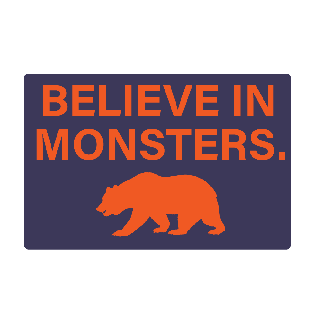Believe In Monsters Sticker product image 1, provided for visual reference and product detail review