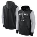 Chicago White Sox Black/Grey Therma Fleece Hoody product image 1, provided for visual reference and product detail review