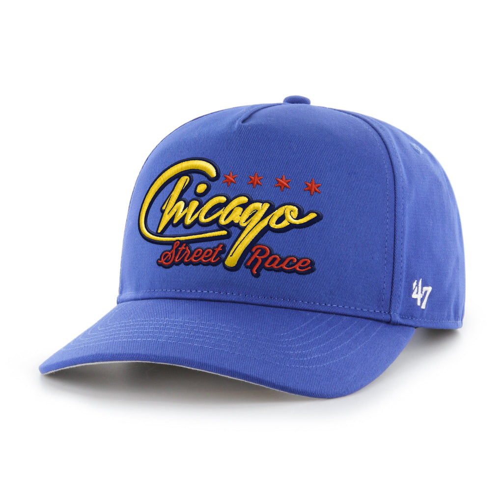 Nascar Chicago Street Car Race '47 Hitch Royal Adjustable Hat product image 1, provided for visual reference and product