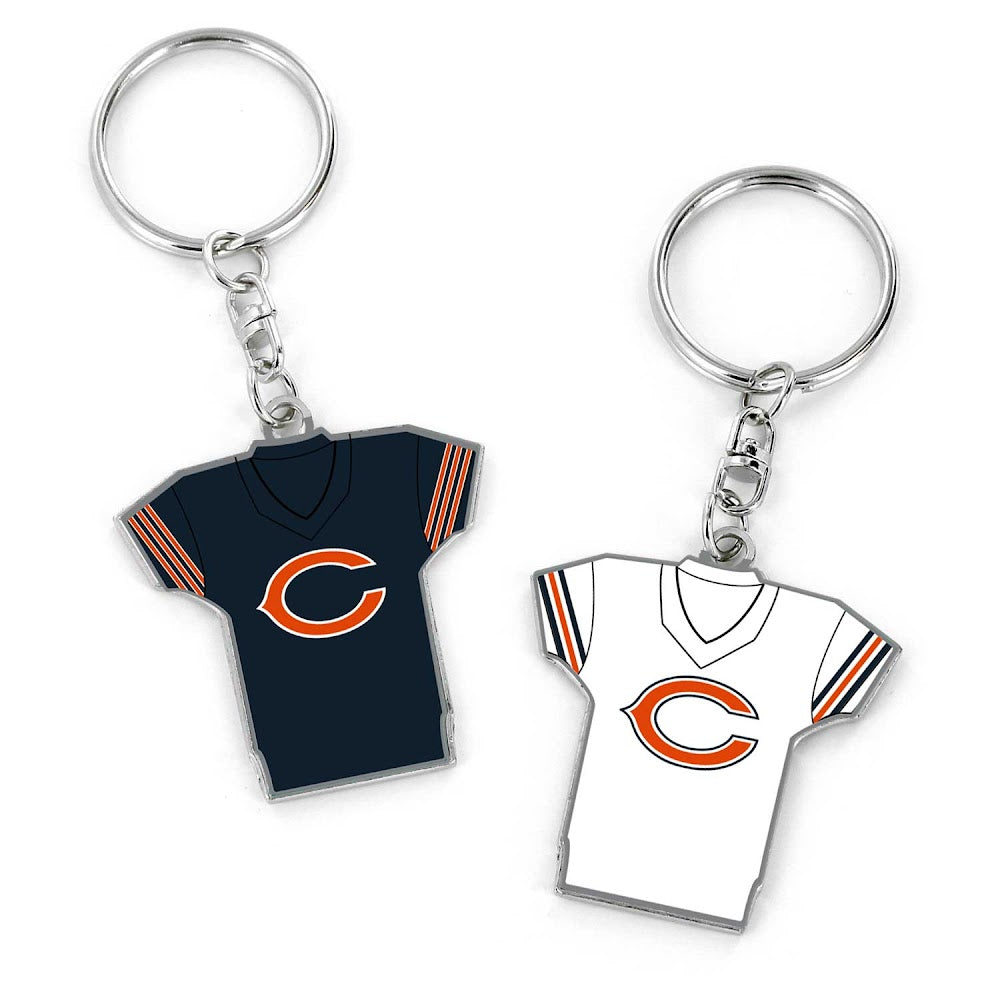 Chicago Bears Aminco Home/Road Reversible Jersey Keychain product image 1, provided for visual reference and product detail