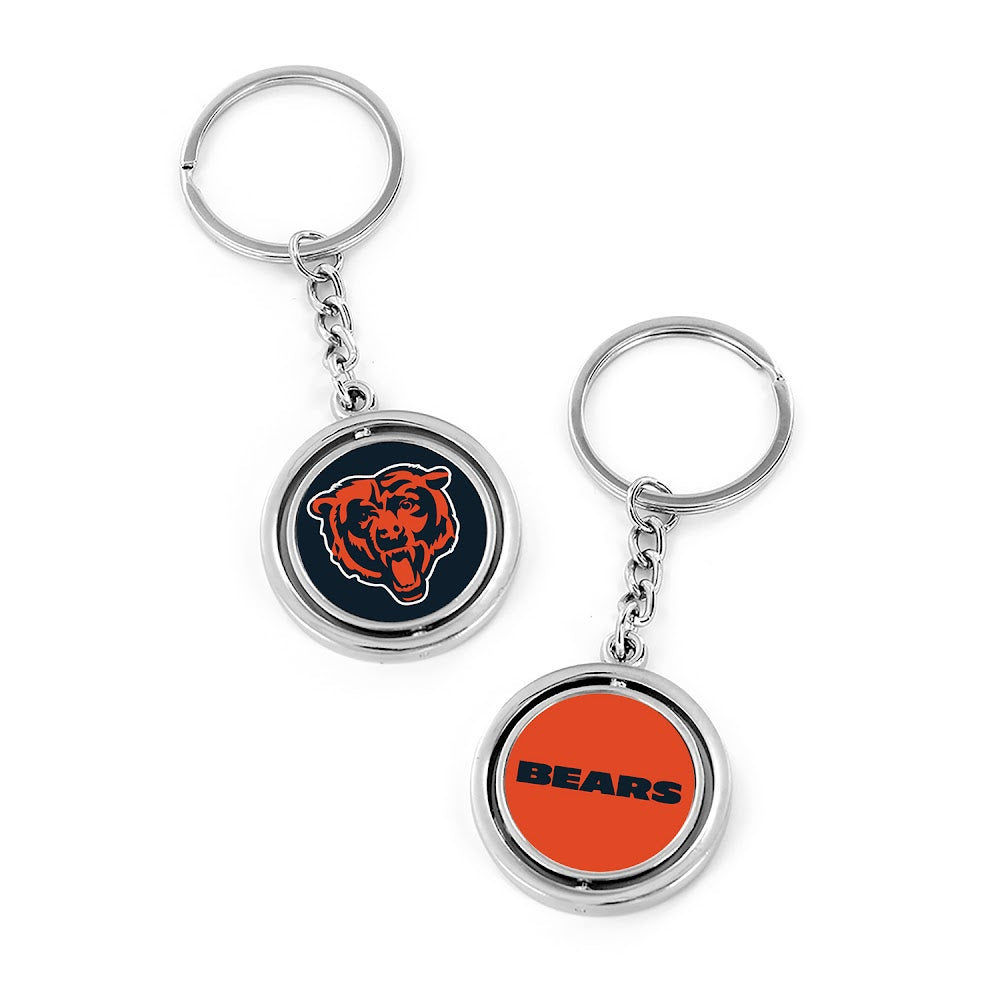 Chicago Bears Aminco Spinning Logo Keychain product image 1, provided for visual reference and product detail review