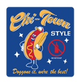 Chi-Town Style Doggone It We Are The Best Hotdog Sticker product image 1, provided for visual reference and product detail