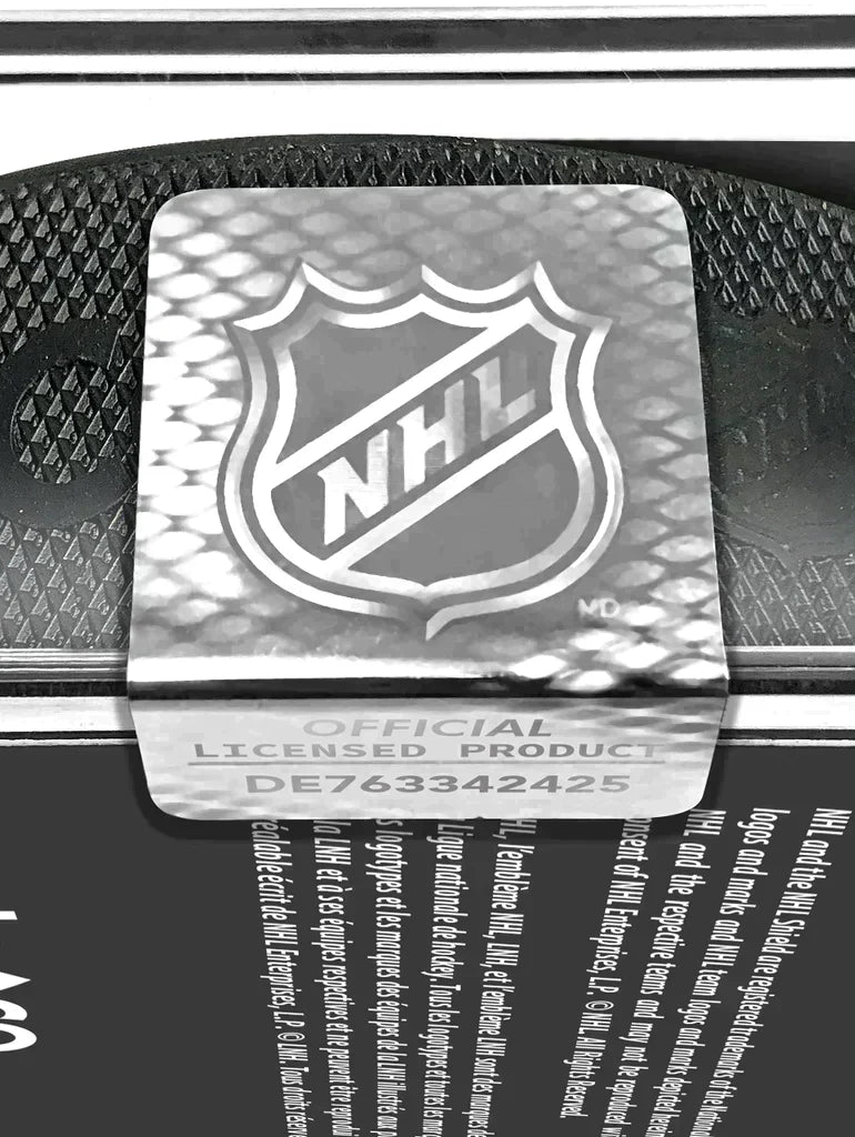 New Jersey Devils NHL Inglasco 2025-26 Officially Licensed Game Hockey Puck product image 5, provided for visual reference