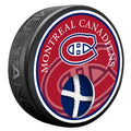 Montreal Canadiens NHL Game Used Net Hockey Puck product image 1, provided for visual reference and product detail review