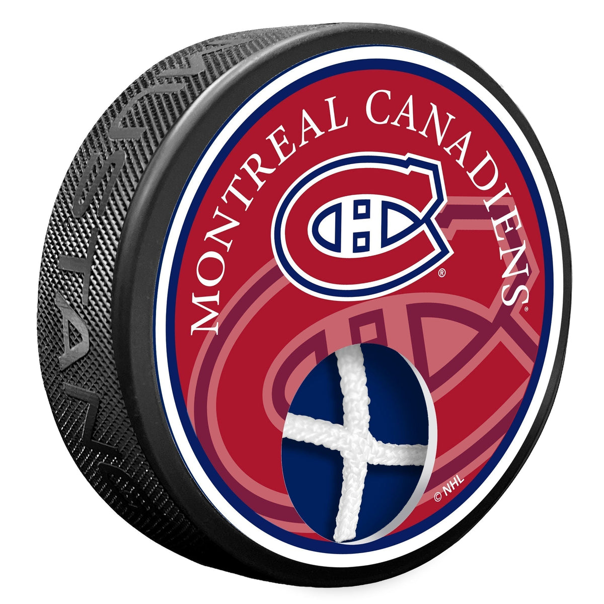 Montreal Canadiens NHL Game Used Net Hockey Puck product image 1, provided for visual reference and product detail review