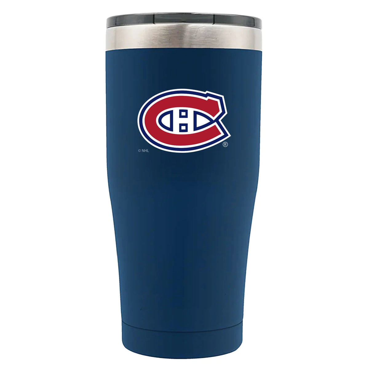 Montreal Canadiens NHL 20oz Navy Primary Logo Travel Mug product image 1, provided for visual reference and product detail