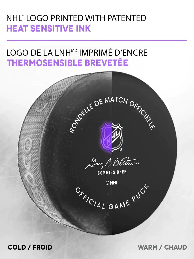 Vegas Golden Knights NHL Inglasco 2025-26 Officially Licensed Game Hockey Puck product image 7, provided for visual
