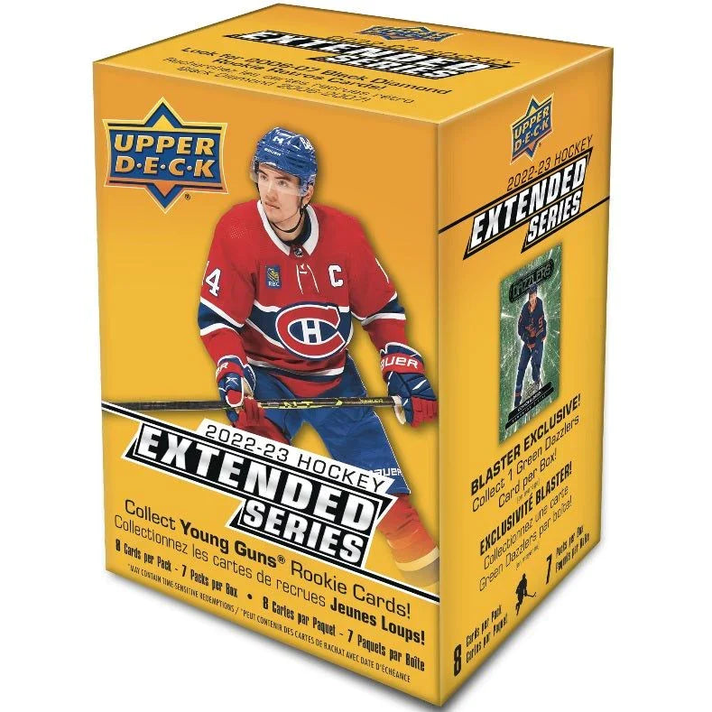 NHL Upper Deck 2023 Hockey Extended Series Blaster product image 1, provided for visual reference and product detail review