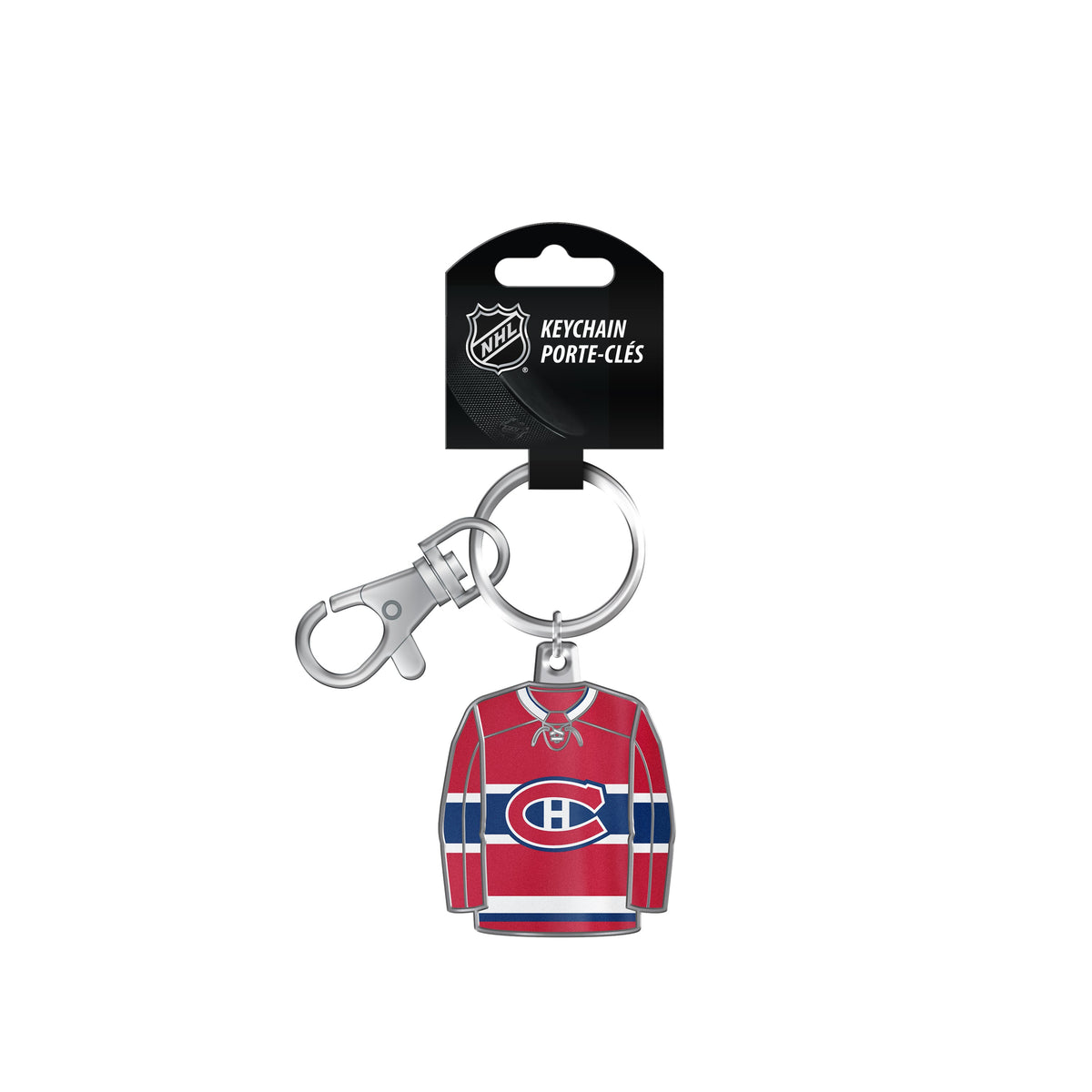 Montreal Canadiens NHL TSV Team Uniform Keychain product image 3, provided for visual reference and product detail review