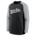 Chicago White Sox Top Pre Game Crew Sweatshirt product image 1, provided for visual reference and product detail review