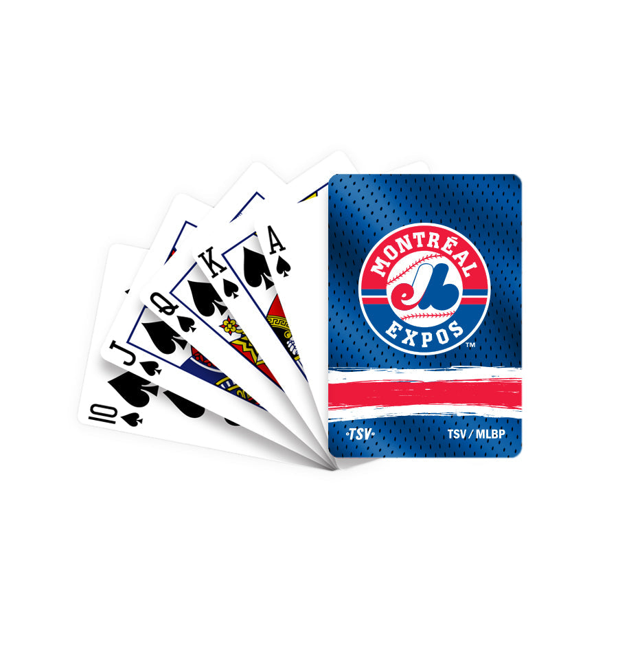 Montreal Expos MLB TSV Playing Cards product image 1, provided for visual reference and product detail review