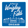 Wrigley Field No Place Like Home Sticker product image 1, provided for visual reference and product detail review