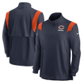 Chicago Bears Nike Navy Lightweight Coaches Jacket product image 1, provided for visual reference and product detail review