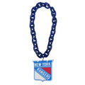 New York Rangers NHL FanFave FanChain Royal Blue Chain Necklace product image 1, provided for visual reference and product