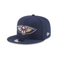 New Orleans Pelicans NBA New Era Men Navy 9Fifty Basic Snapback product image 1, provided for visual reference and product