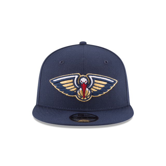 New Orleans Pelicans NBA New Era Men Navy 9Fifty Basic Snapback product image 4, provided for visual reference and product