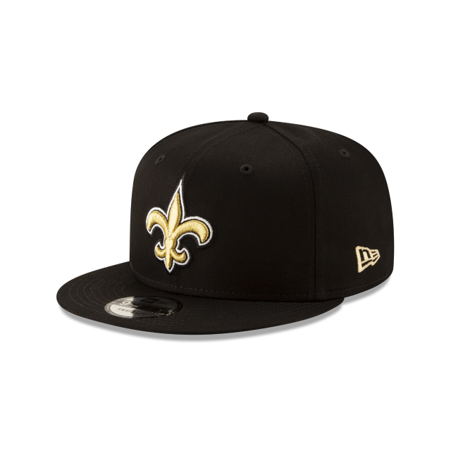 New Orleans Saints NFL New Era Men Black 9Fifty Basic Snapback product image 1, provided for visual reference and product