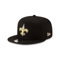 New Orleans Saints NFL New Era Men Black 9Fifty Basic Snapback product image 1, provided for visual reference and product