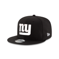 New York Giants NFL New Era Men Black White 9Fifty Basic Snapback product image 1, provided for visual reference and product