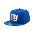 New York Giants NFL New Era Men Calming Blue 59Fifty Team Basic Fitted Hat product image 1, provided for visual reference