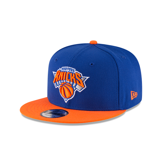 New York Knicks NBA New Era Men Royal Blue/Orange 9Fifty Two Tone Snapback product image 1, provided for visual reference