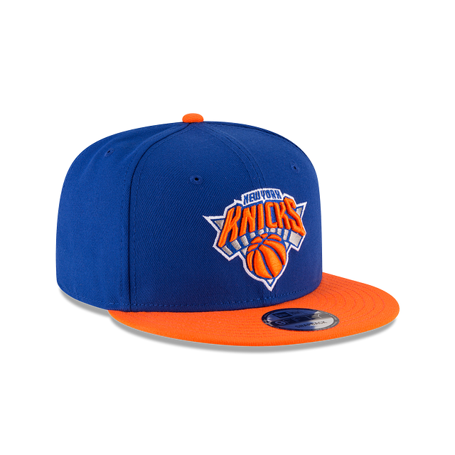 New York Knicks NBA New Era Men Royal Blue/Orange 9Fifty Two Tone Snapback product image 3, provided for visual reference