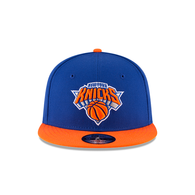 New York Knicks NBA New Era Men Royal Blue/Orange 9Fifty Two Tone Snapback product image 4, provided for visual reference