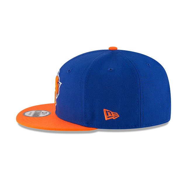New York Knicks NBA New Era Men Royal Blue/Orange 9Fifty Two Tone Snapback product image 5, provided for visual reference